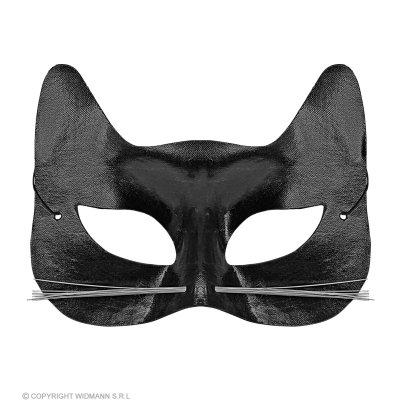 Widmann Maske Schwarz Katzenaugen