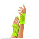 Widmann Netzhandschuhe Neon Grün fingerlos