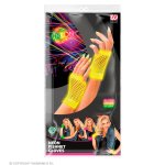 Widmann Netzhandschuhe Neon Gelb fingerlos