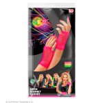 Widmann Netzhandschuhe Neon Pink fingerlos