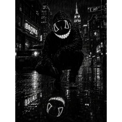 LED Halloween Maske Weiß mit 3 Leuchtmodi – Leuchtende Gruselmaske mit verstellbarem Kopfband, batteriebetrieben, für Halloween, Karneval, Cosplay & Partys