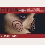 Zombie Nase Latexwunde mit Mastix-Hautkleber – Realistische SFX Latex-Applikation, wiederverwendbare künstliche Wunde für Halloween, Zombie Kostüm, Horror Make-up, Karneval, Cosplay, Mottoparty, Theater, Film, Spezialeffekte & Maskenbildner Zubehör