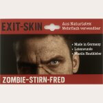 Zombie Stirn Fred Latexwunde mit Mastix-Hautkleber – Realistische SFX Latex-Applikation, wiederverwendbare künstliche Wunde für Halloween, Zombie Kostüm, Horror Make-up, Karneval, Cosplay, Mottoparty, Theater, Film, Spezialeffekte & Maskenbildner Zubehör