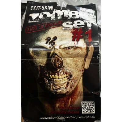 Zombie-Set #1 Latexwunde mit Mastix-Hautkleber –...