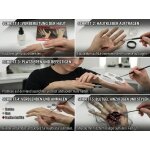 Zombie Hände Latexwunde mit Mastix-Hautkleber – Realistische SFX Latex-Applikation, wiederverwendbare künstliche Wunde für Halloween, Zombie Kostüm, Horror Make-up, Karneval, Cosplay, Mottoparty, Theater, Film, Spezialeffekte & Maskenbild