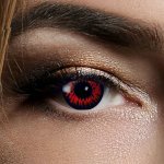 Kontaktlinsen Red Wolf 3 Monate, Halloween Zombie Vampir