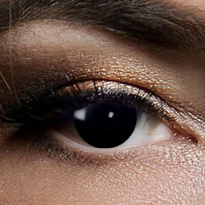 Farbig Schwarz Kontaktlinsen 3 Monate Blind Black...