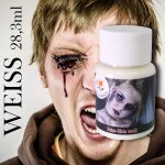 Latexmilch weiß Kunsthaut 28,3ml King Of Halloween Wunden Narben