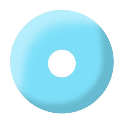 Kontaktlinsen Sclera Frozen Eye 6 Monate, 22mm