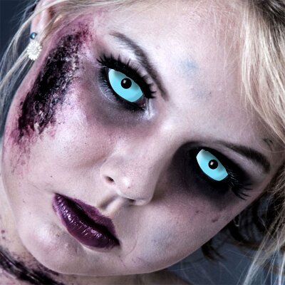 Kontaktlinsen Sclera Frozen Eye 6 Monate, 22mm