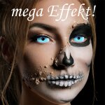 Kontaktlinsen Sclera Frozen Eye 6 Monate, 22mm