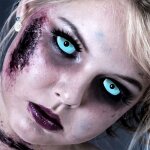 Kontaktlinsen Sclera Frozen Eye 6 Monate, 22mm