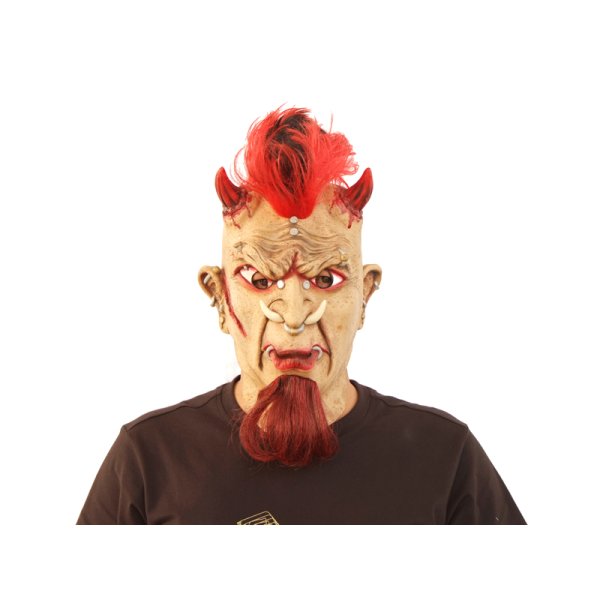 Latexmaske Devil Ork