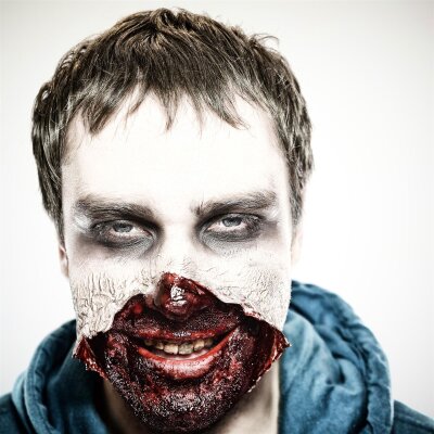 Wundschorf 15 ml inkl. grobem Schwamm – Dickflüssiges Krustenblut/Kunstblut für Halloween Make-up, Zombie, Vampir, Horror Wunden, Cosplay, Fasching & SFX