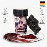 Wundschorf 15 ml inkl. grobem Schwamm – Dickflüssiges Krustenblut/Kunstblut für Halloween Make-up, Zombie, Vampir, Horror Wunden, Cosplay, Fasching & SFX