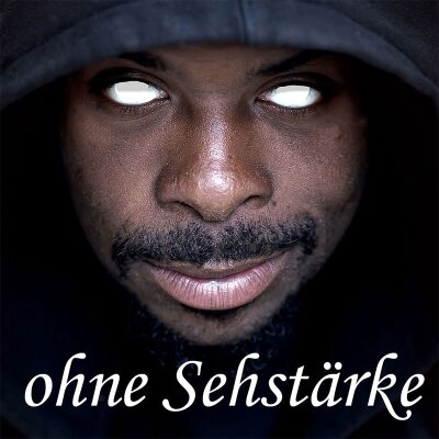 Kontaktlinsen Blind White 3 Monate, Halloween Zombie...