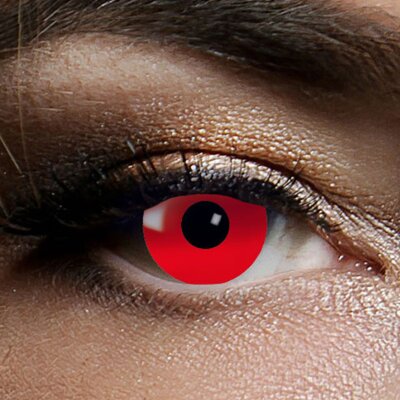 Kontaktlinsen Red Devil 1 Woche, Halloween Zombie Vampir,...