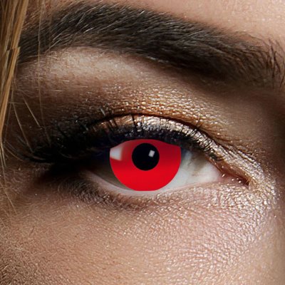 Kontaktlinsen Red Devil 1 Woche, Halloween Zombie Vampir,...