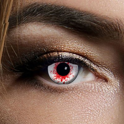 Kontaktlinsen Bloodshot 1 Woche Halloween Zombie Vampir