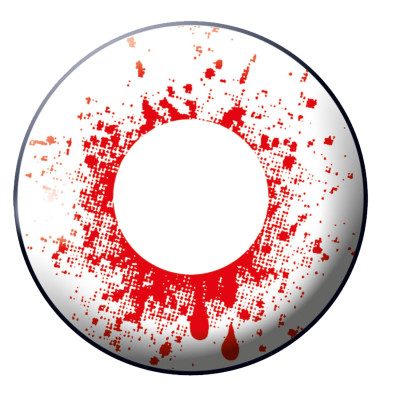 Kontaktlinsen Bloodshot 1 Woche Halloween Zombie Vampir