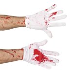 Boland blutige Handschuhe weiß rot