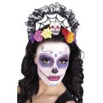 Bunte Sugar Skull Haarkrone Tiara Calaver