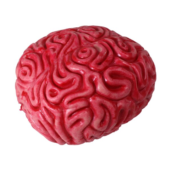 Latex Gehirn Halloween Deko/Accessoire für Zombies ca. 15cm
