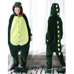 Jumpsuit Onesie Overall Schlafanzug Dino XL