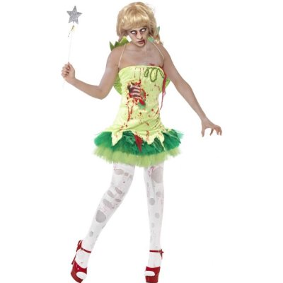 Smiffys Zombie Fairy Costume Grün