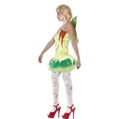 Smiffys Zombie Fairy Costume Grün M