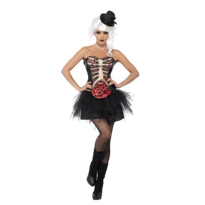 Smiffys Grotesque Burlesque Corset blk