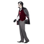 Smiffys Vampire Costume schwarz rot