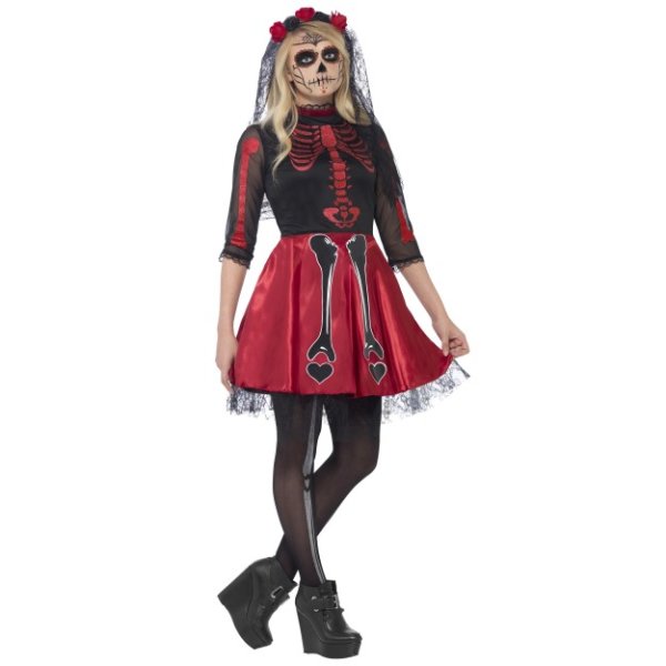 Smiffys Day of the dead Diva Costume XS