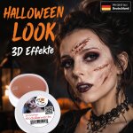 Modellierwachs 30 g Nude – SFX Make-up Wachs zum Modellieren von Narben, Wunden & 3D-Effekten, für Halloween, Zombie, Hexe, Cosplay, Fasnacht, Theater & Mottoparty
