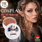 Modellierwachs 30 g Nude – SFX Make-up Wachs zum Modellieren von Narben, Wunden & 3D-Effekten, für Halloween, Zombie, Hexe, Cosplay, Fasnacht, Theater & Mottoparty