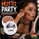 Modellierwachs 30 g Nude – SFX Make-up Wachs zum Modellieren von Narben, Wunden & 3D-Effekten, für Halloween, Zombie, Hexe, Cosplay, Fasnacht, Theater & Mottoparty