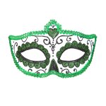 Augenmaske grün Dia de los Muertos unisex für Halloween und Fasching venezianischer Stil