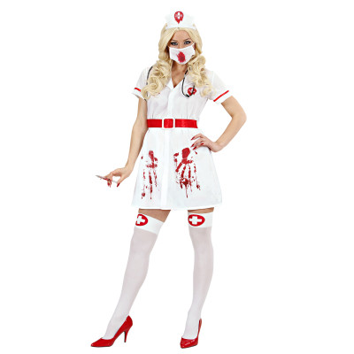Kostüm L Zombie-Krankenschwester