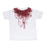 Kinder-Shirt blutverschmiert