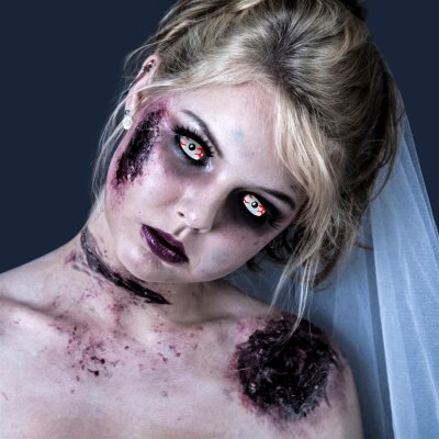 Kontaktlinsen Sclera Blood Stripe 6 Monate