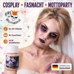 Latexmilch Nude 28,3 ml – Flüssiglatex Kunsthaut für SFX Make-up, Wunden, Narben & 3D-Effekte – Halloween, Zombie, Cosplay, Fasnacht, Karneval, Theater & Mottoparty