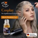 Mastix Hautkleber 5 ml – SFX Kleber für Latexwunden, Narben & Halloween-Applikationen, Make-up Zubehör für Cosplay, Fasnacht, Karneval, Theater & Mottoparty