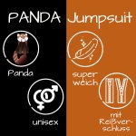 Jumpsuit Onesie Overall Schlafanzug Red Panda S - XL