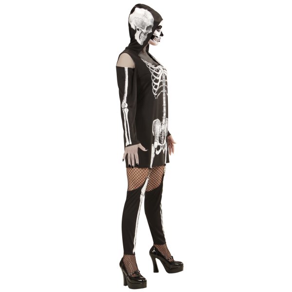 Kostüm Skelettlady mit Zubehör