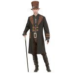 Kostüm Steampunkmantel+Zubehör  braun