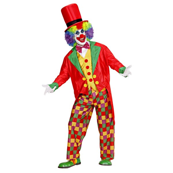 Clownskostüm + Zubehör  bunt
