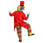 Clownskostüm + Zubehör S bunt