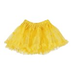 Gelbes Neon-Tutu One Size