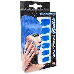 Selbstklebende Fingernägel 12Stk. Neon Blau
