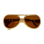 Rock´n´Roll Brille gold